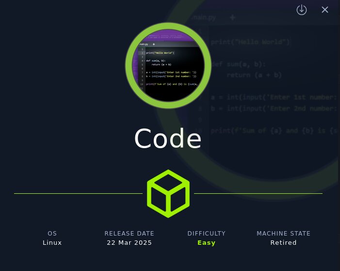 Hack The Box Code